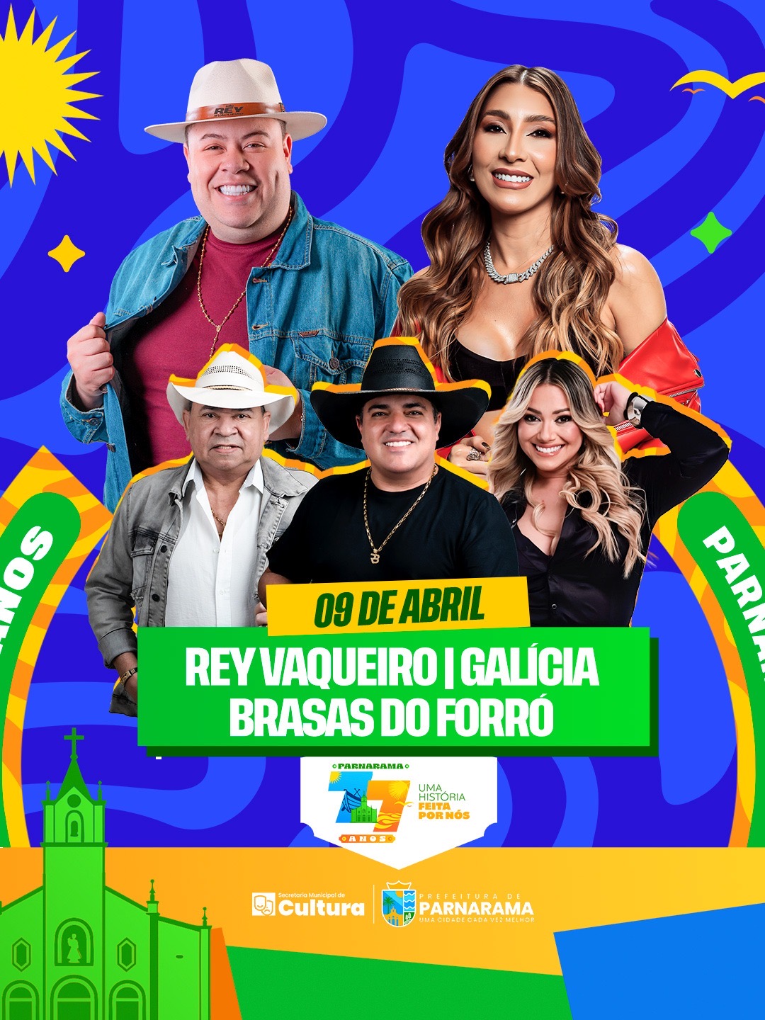 Parnarama se prepara para grande festa de aniversário com shows imperdíveis
